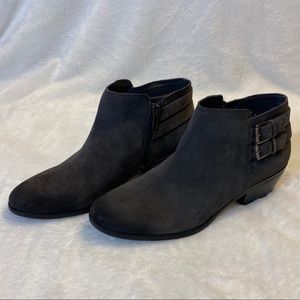 Sam Edelman gray/grey suede booties size 8